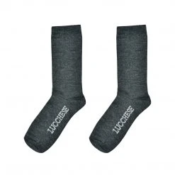 Lucchese-inc Socks Crew :: Charcoal