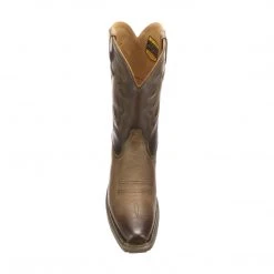 Lucchese-inc Welted Western 12" Work Boot-7 Toe :: Stone