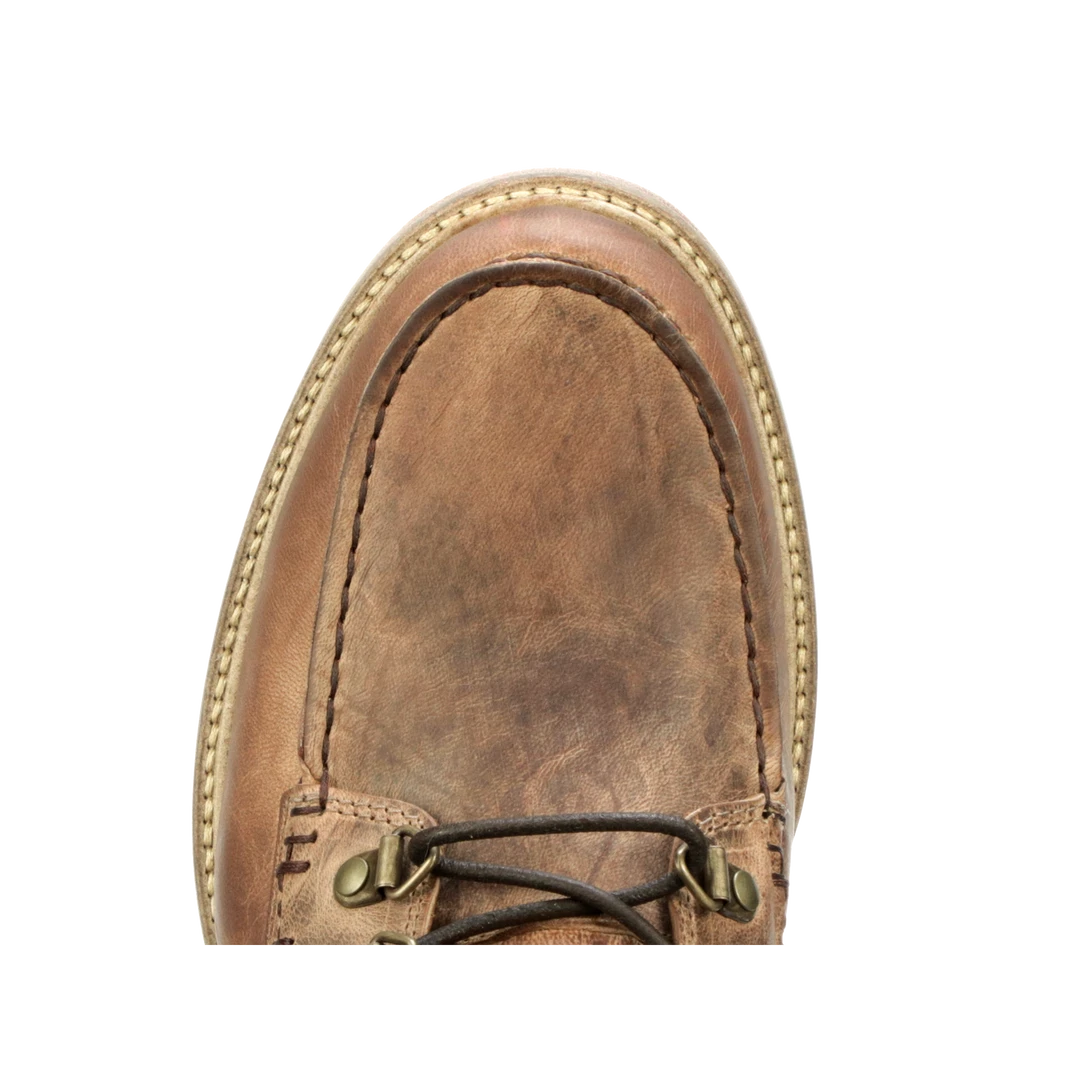 Lucchese-inc Men Lace Up Range Boot :: Tan + Brown Lucchese-inc Men Lace Up Range Boot :: Tan + Brown