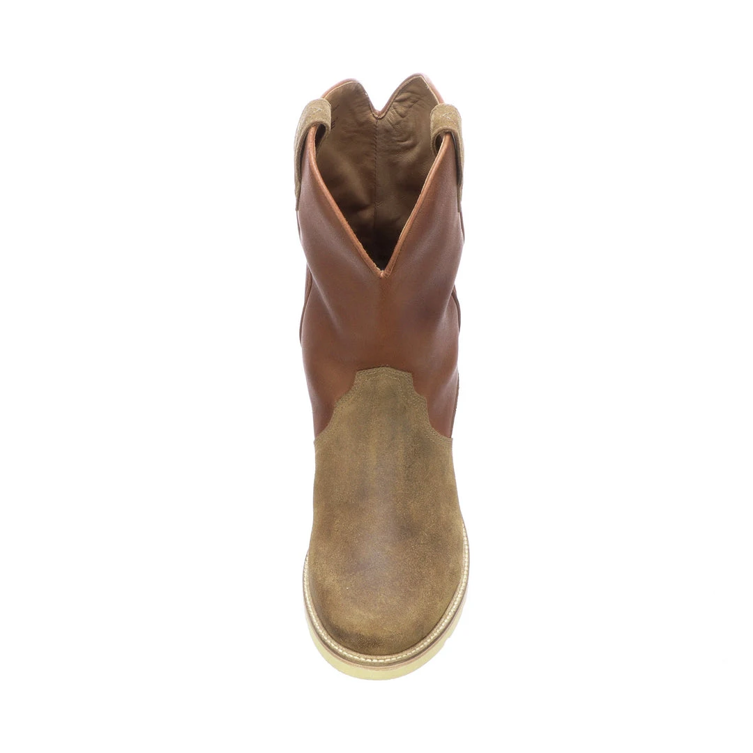 Lucchesse-inc Suede Pull On Range Boot :: Olive Boots Lucchesse-inc Suede Pull On Range Boot :: Olive Boots