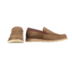 Lucchese-inc SHOES After-Ride Slip On Moccasin :: Olive