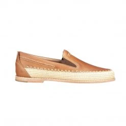 Lucchesse-inc Raffia Slip On :: Brown SHOES