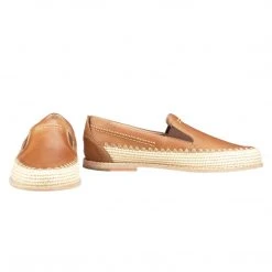 Lucchesse-inc Raffia Slip On :: Brown SHOES