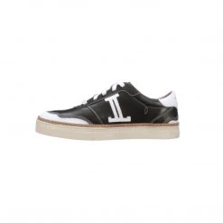 Lucchesse-inc Double L Lace Up Sneakers :: Black SHOES
