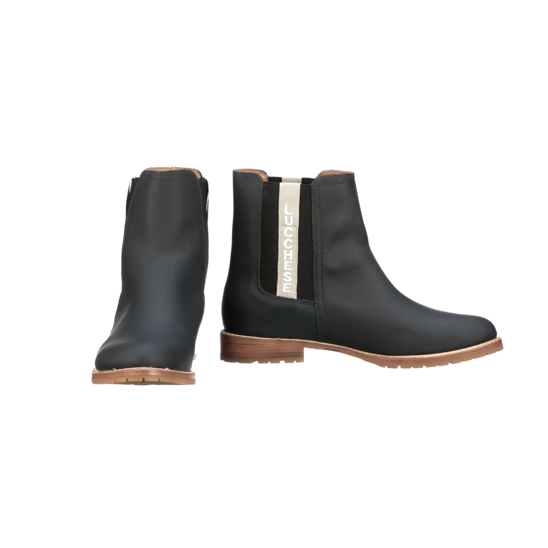 Lucchese-inc All-Weather Ladies Garden Boot :: Navy + Black BOOTS Lucchese-inc All-Weather Ladies Garden Boot :: Navy + Black BOOTS