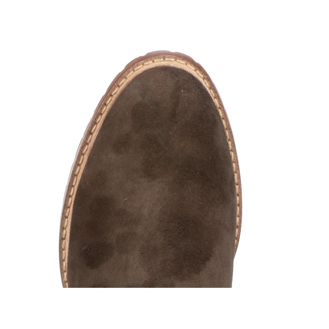 Lucchesse-inc Suede Garden Boot :: Brown Lucchesse-inc Suede Garden Boot :: Brown