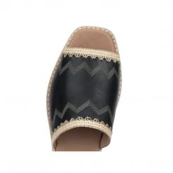 Best Sale ๐ Lucchesse-inc ๐ SHOES Raffia ๐ฉด Sandal :: Black ๐ 10 Lucchesse-inc SHOES Raffia Sandal :: Black