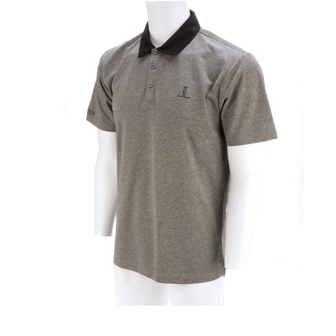 Lucchese-inc Mirrored L Polo :: Heather Charcoal Lucchese-inc Mirrored L Polo :: Heather Charcoal