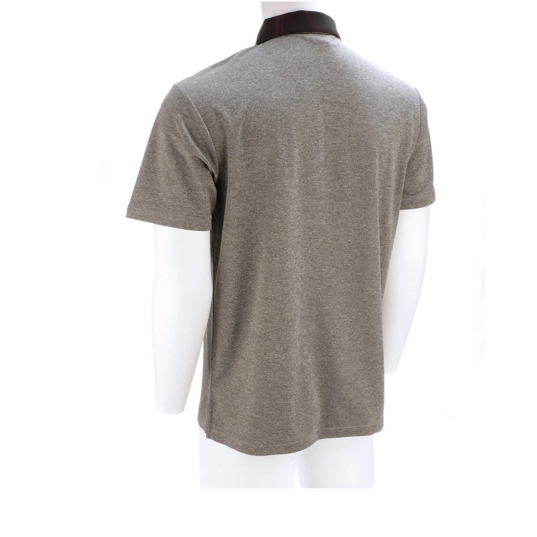 Lucchese-inc Mirrored L Polo :: Heather Charcoal Lucchese-inc Mirrored L Polo :: Heather Charcoal