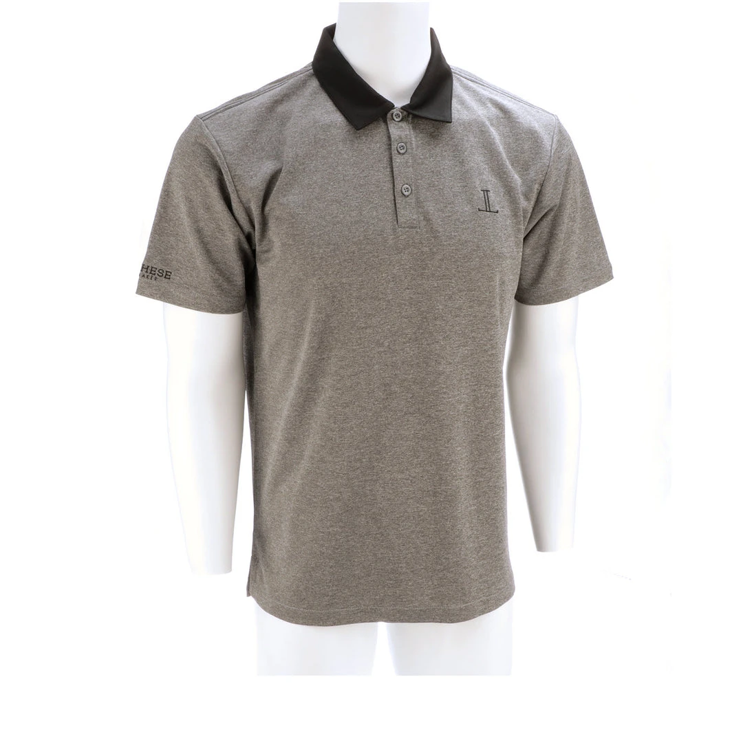 Lucchese-inc Mirrored L Polo :: Heather Charcoal Lucchese-inc Mirrored L Polo :: Heather Charcoal