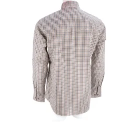 Lucchese-inc San Antonio :: White/Blue/Brown Small Check