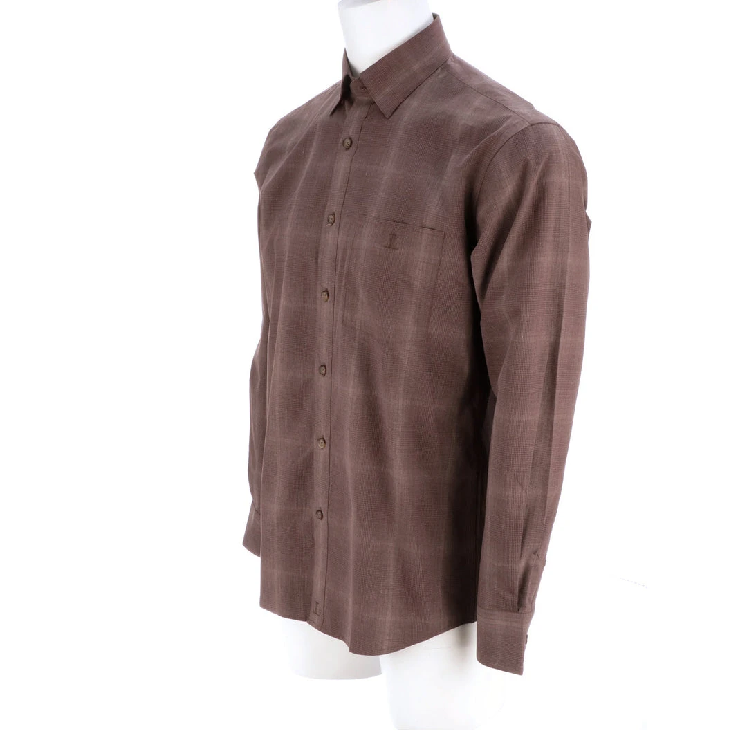 Lucchese-inc APPAREL San Antonio :: Brown Mini Check Lucchese-inc APPAREL San Antonio :: Brown Mini Check