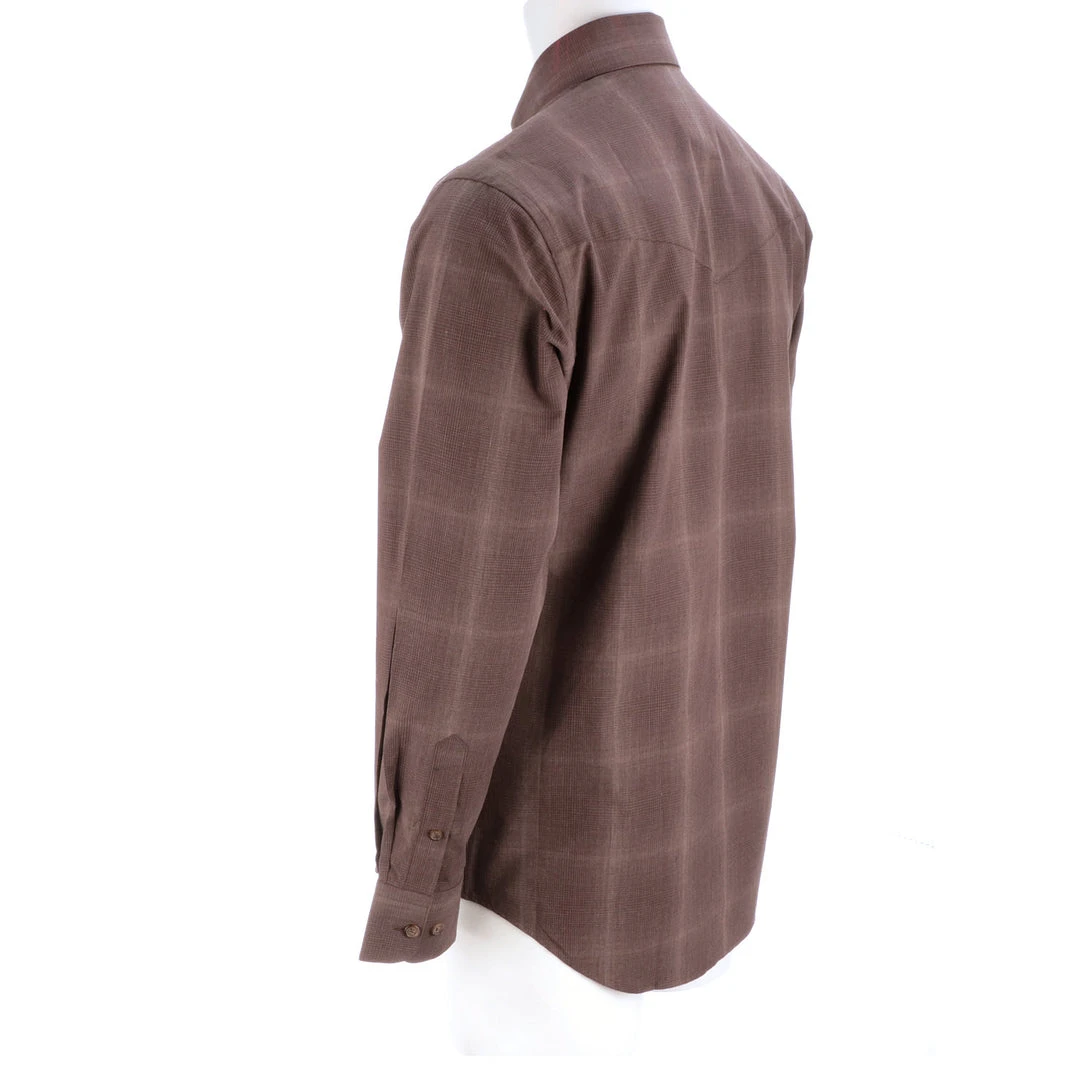 Lucchese-inc APPAREL San Antonio :: Brown Mini Check Lucchese-inc APPAREL San Antonio :: Brown Mini Check