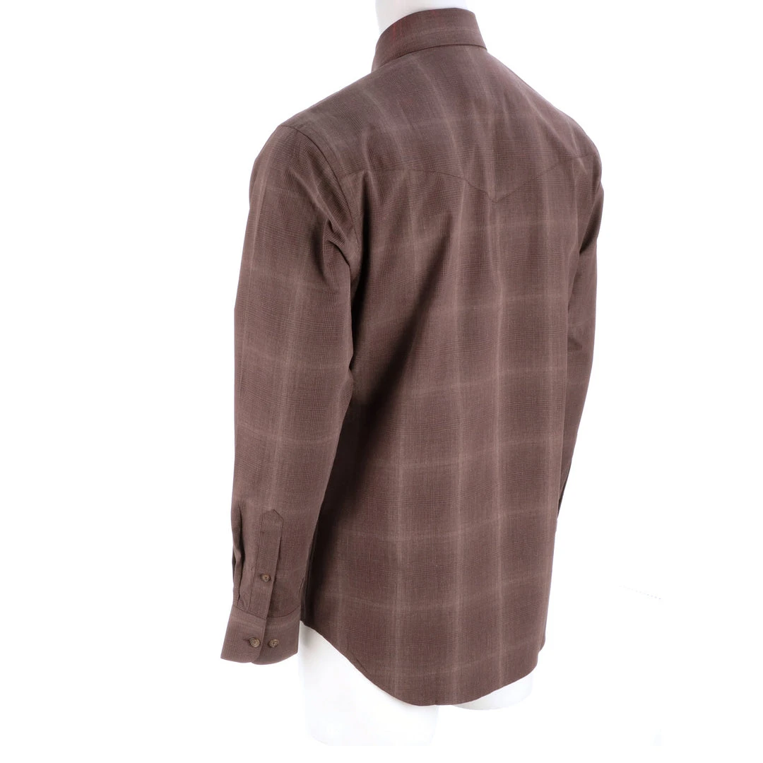 Lucchese-inc APPAREL San Antonio :: Brown Mini Check Lucchese-inc APPAREL San Antonio :: Brown Mini Check