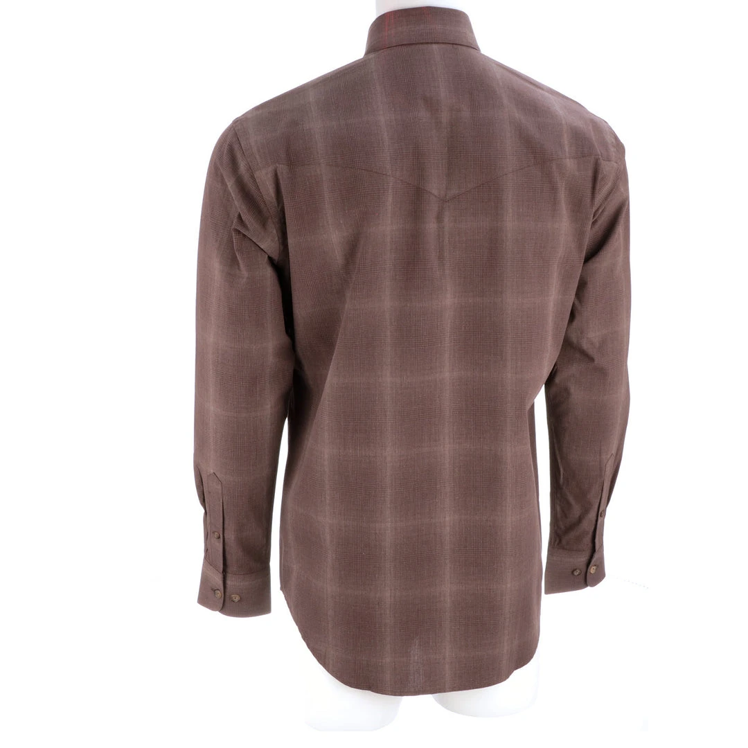 Lucchese-inc APPAREL San Antonio :: Brown Mini Check Lucchese-inc APPAREL San Antonio :: Brown Mini Check