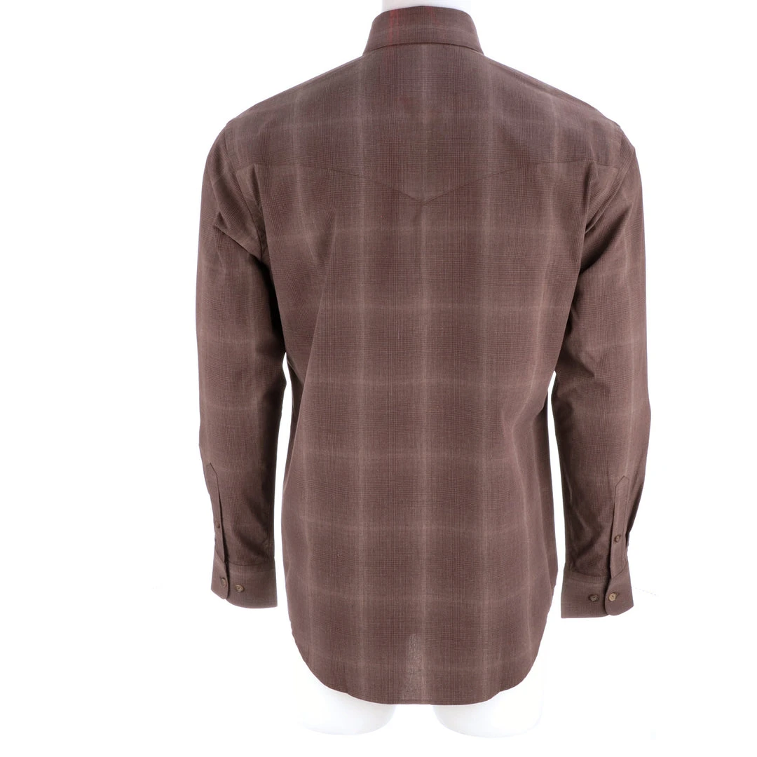 Lucchese-inc APPAREL San Antonio :: Brown Mini Check Lucchese-inc APPAREL San Antonio :: Brown Mini Check