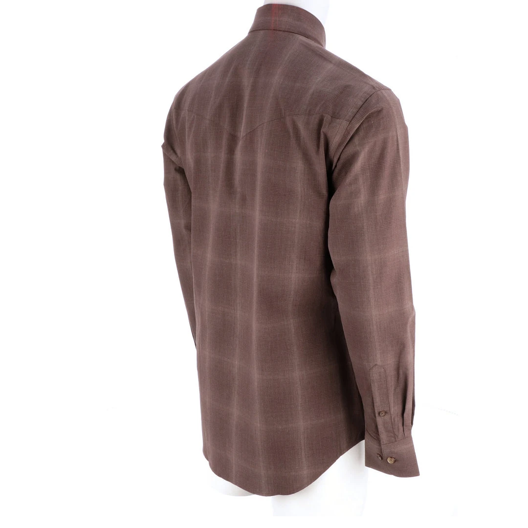 Lucchese-inc APPAREL San Antonio :: Brown Mini Check Lucchese-inc APPAREL San Antonio :: Brown Mini Check