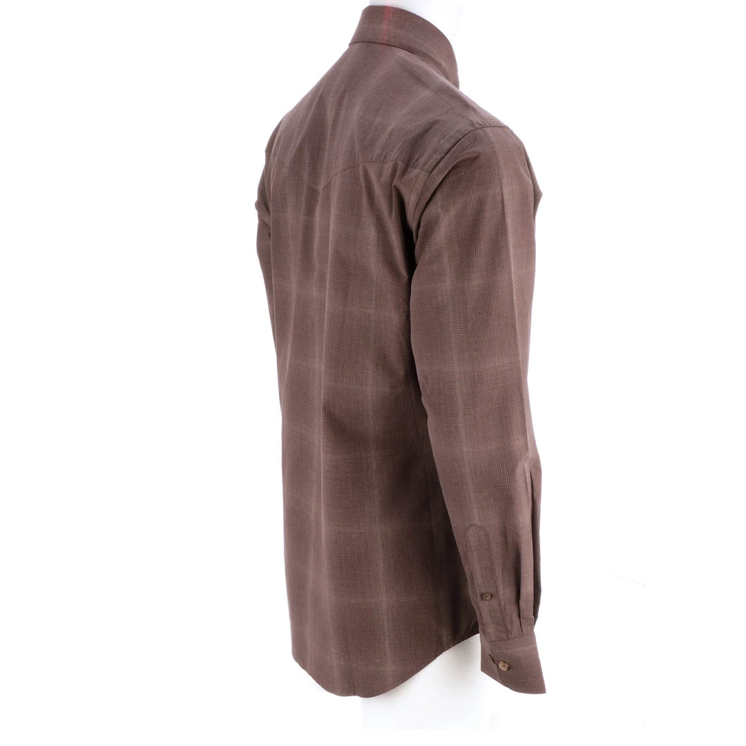 Lucchese-inc APPAREL San Antonio :: Brown Mini Check Lucchese-inc APPAREL San Antonio :: Brown Mini Check