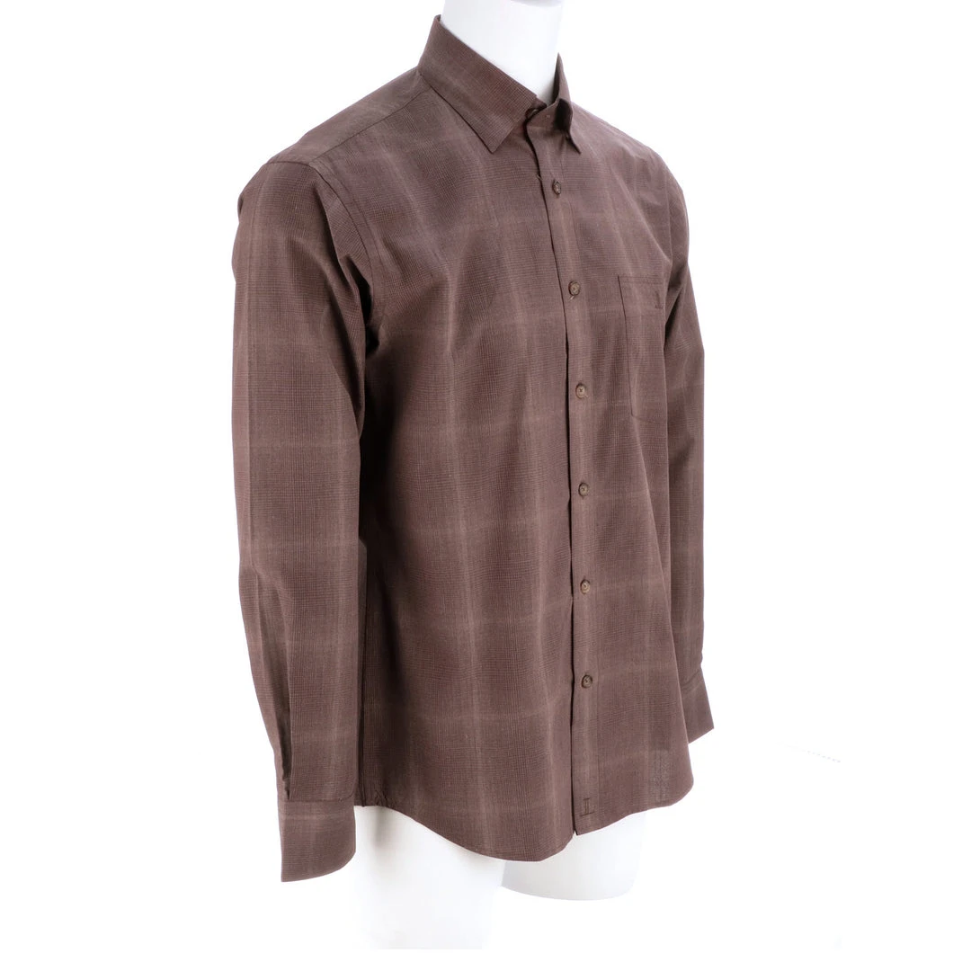 Lucchese-inc APPAREL San Antonio :: Brown Mini Check Lucchese-inc APPAREL San Antonio :: Brown Mini Check