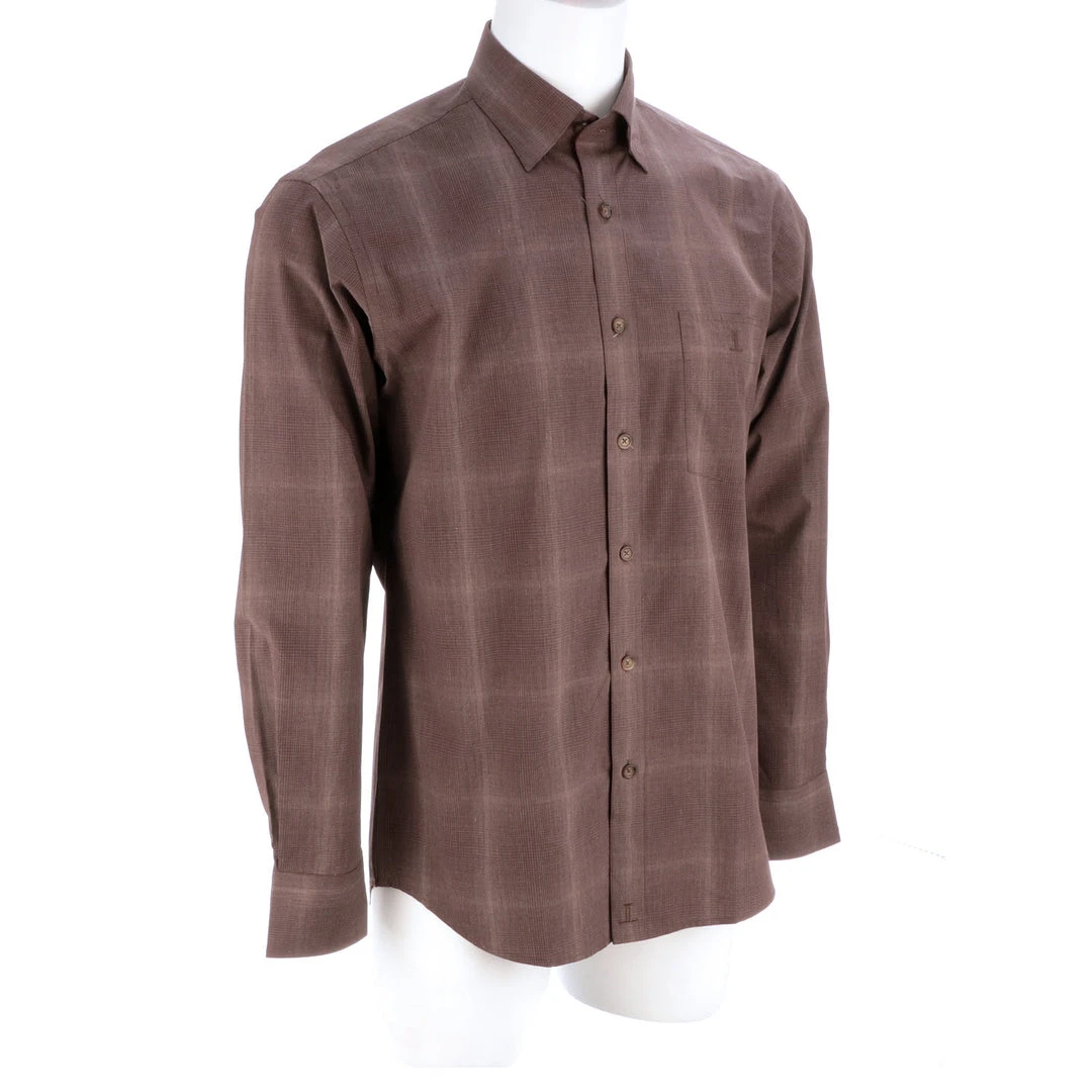 Lucchese-inc APPAREL San Antonio :: Brown Mini Check Lucchese-inc APPAREL San Antonio :: Brown Mini Check