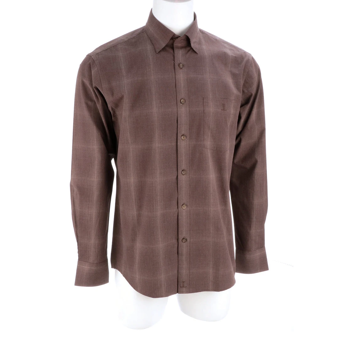 Lucchese-inc APPAREL San Antonio :: Brown Mini Check Lucchese-inc APPAREL San Antonio :: Brown Mini Check