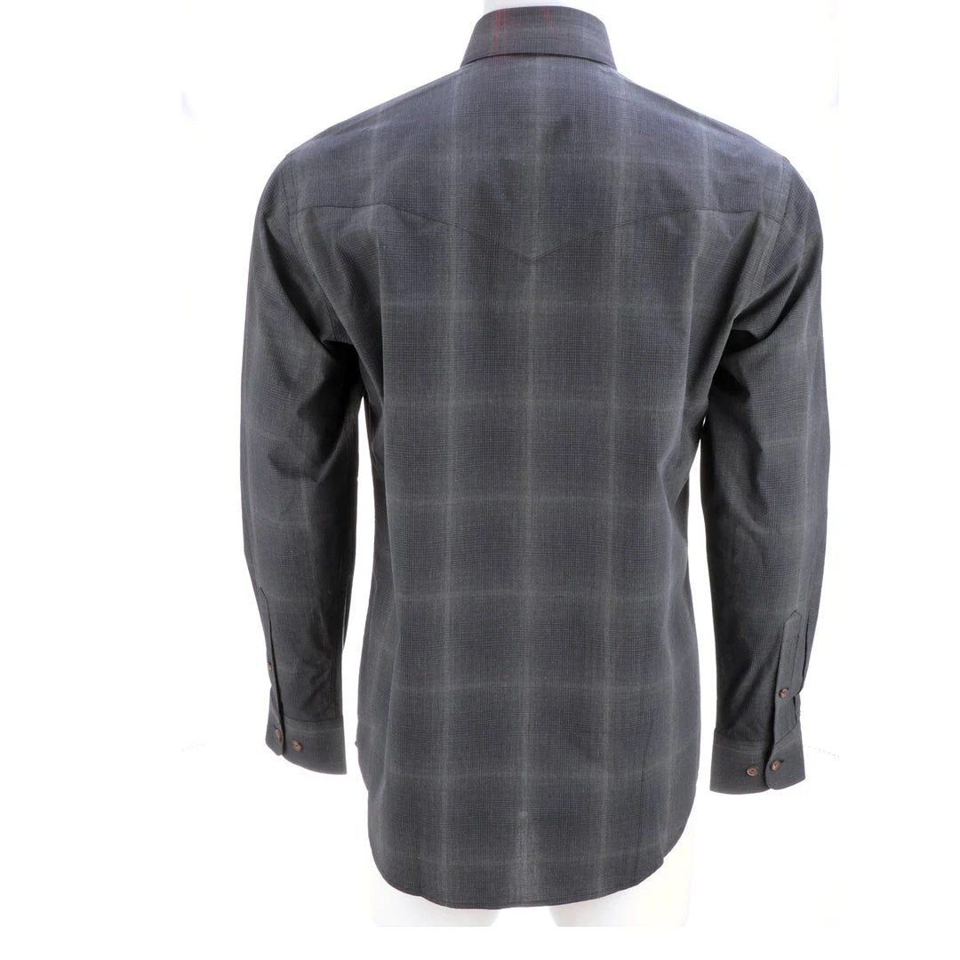 Lucchese-inc APPAREL San Antonio :: Navy Mini Check Lucchese-inc APPAREL San Antonio :: Navy Mini Check