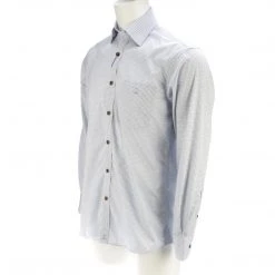 Lucchesse-inc San Antonio :: Lt Bl/Bn Bordered Tattersall