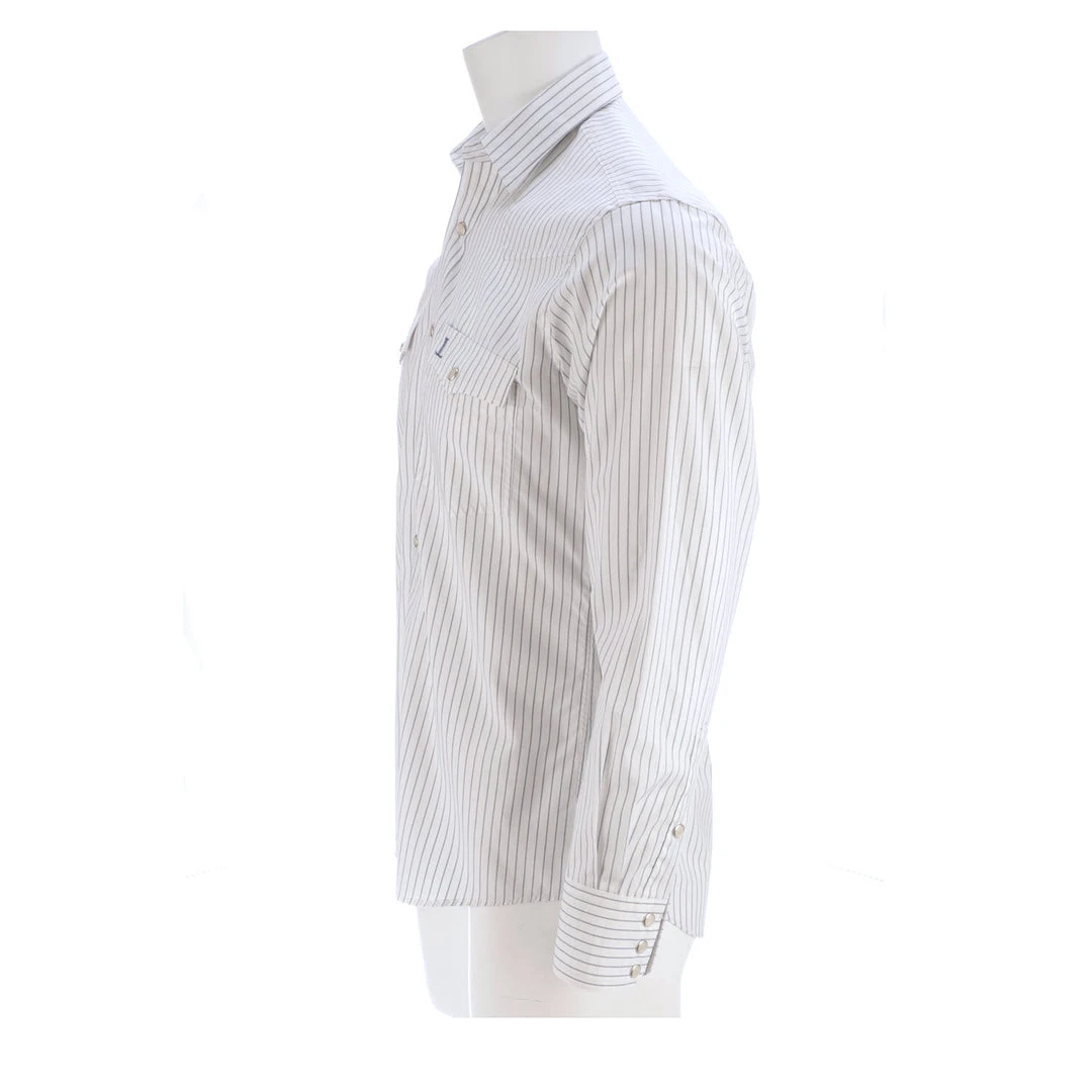 Lucchese-inc APPAREL El Paso :: White/Blue Stripe Lucchese-inc APPAREL El Paso :: White/Blue Stripe