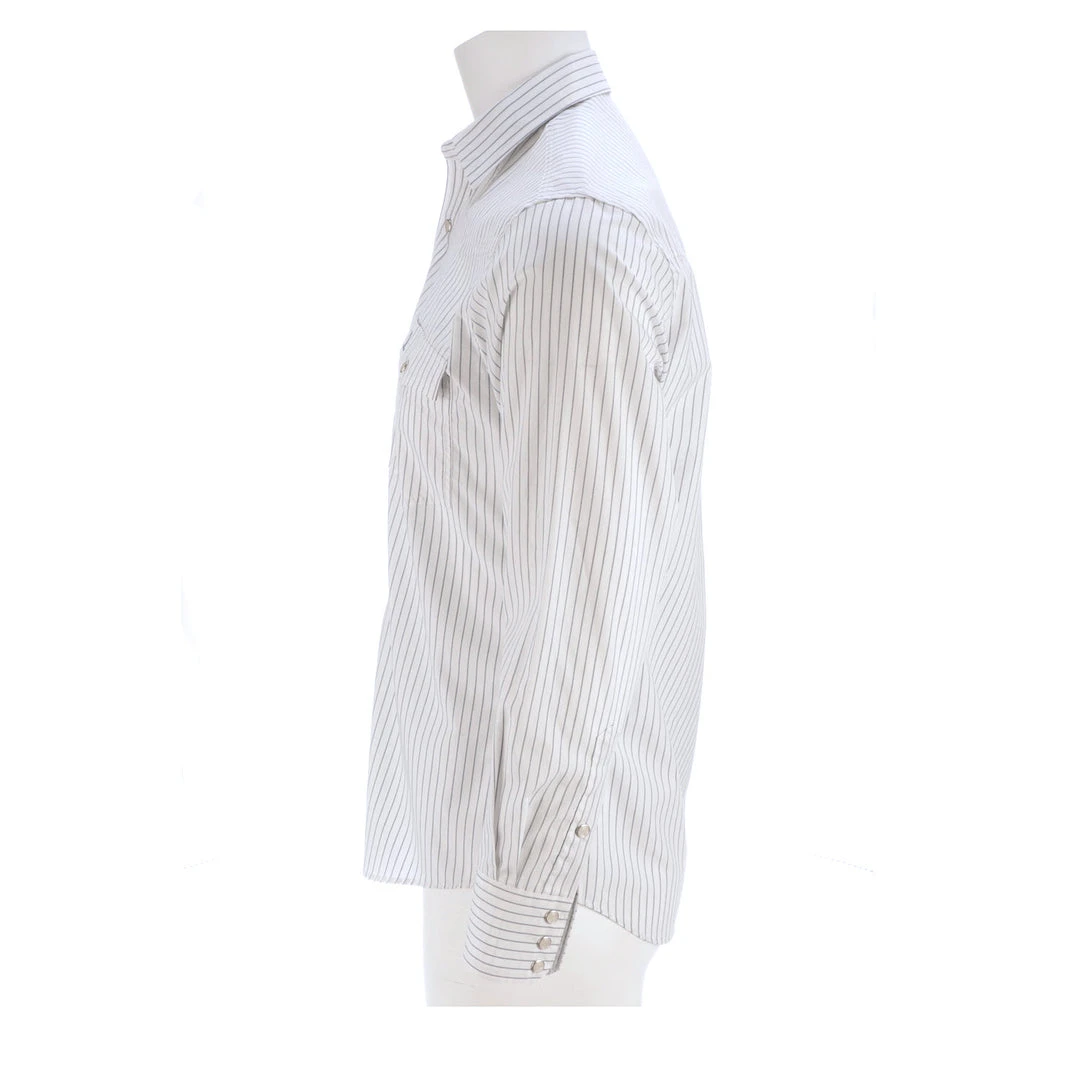 Lucchese-inc APPAREL El Paso :: White/Blue Stripe Lucchese-inc APPAREL El Paso :: White/Blue Stripe