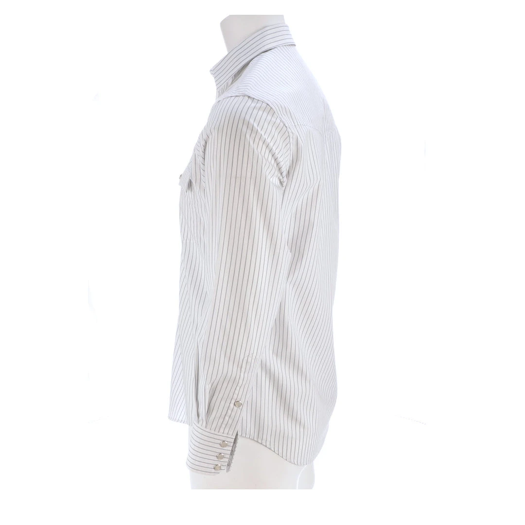 Lucchese-inc APPAREL El Paso :: White/Blue Stripe Lucchese-inc APPAREL El Paso :: White/Blue Stripe