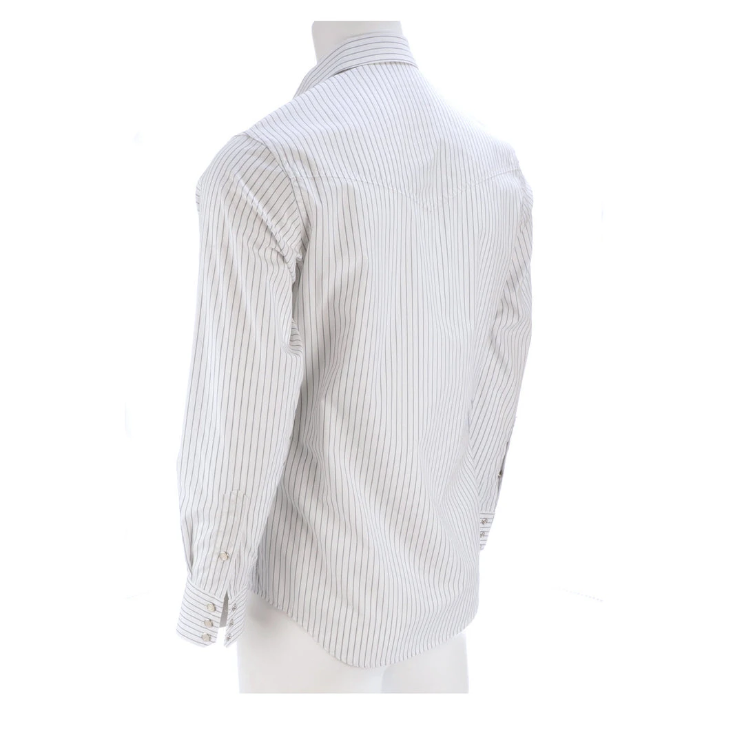 Lucchese-inc APPAREL El Paso :: White/Blue Stripe Lucchese-inc APPAREL El Paso :: White/Blue Stripe