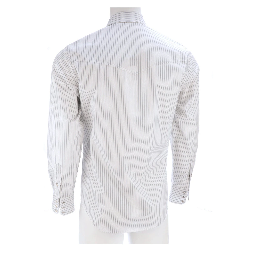 Lucchese-inc APPAREL El Paso :: White/Blue Stripe Lucchese-inc APPAREL El Paso :: White/Blue Stripe
