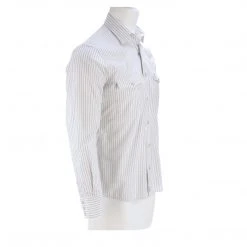 Discount ๐ Lucchese-inc APPAREL El Paso :: White/Blue Stripe ๐ 7 Lucchese-inc APPAREL El Paso :: White/Blue Stripe