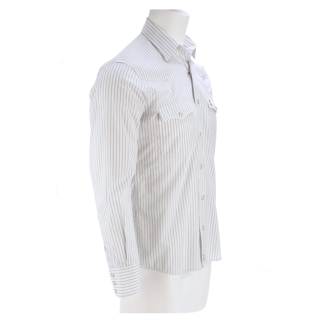 Lucchese-inc APPAREL El Paso :: White/Blue Stripe Lucchese-inc APPAREL El Paso :: White/Blue Stripe