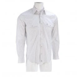 Discount ๐ Lucchese-inc APPAREL El Paso :: White/Blue Stripe ๐ 12 Lucchese-inc APPAREL El Paso :: White/Blue Stripe