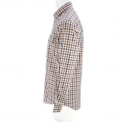 Lucchese-inc APPAREL El Paso :: White/Blue/Brown Large Check