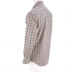 Lucchese-inc APPAREL El Paso :: White/Blue/Brown Large Check