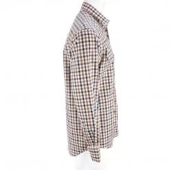 Lucchese-inc APPAREL El Paso :: White/Blue/Brown Large Check