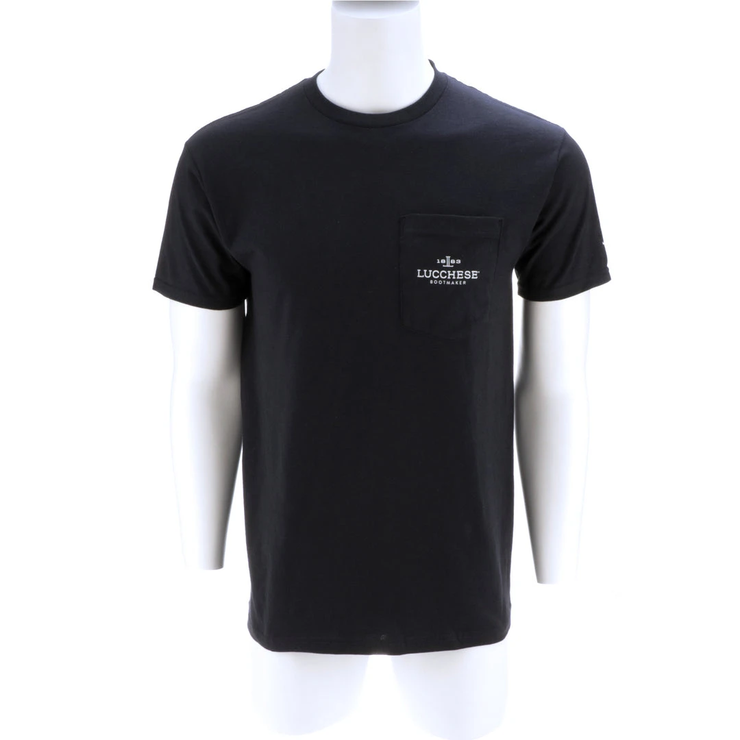 Lucchese-inc APPAREL Lucchese Logo T-Shirt :: Navy Pocket Lucchese-inc APPAREL Lucchese Logo T-Shirt :: Navy Pocket