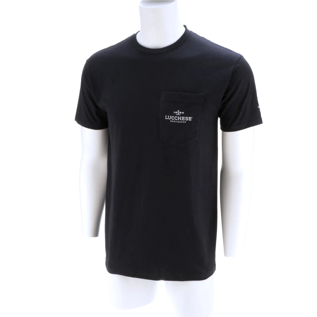 Lucchese-inc APPAREL Lucchese Logo T-Shirt :: Navy Pocket Lucchese-inc APPAREL Lucchese Logo T-Shirt :: Navy Pocket