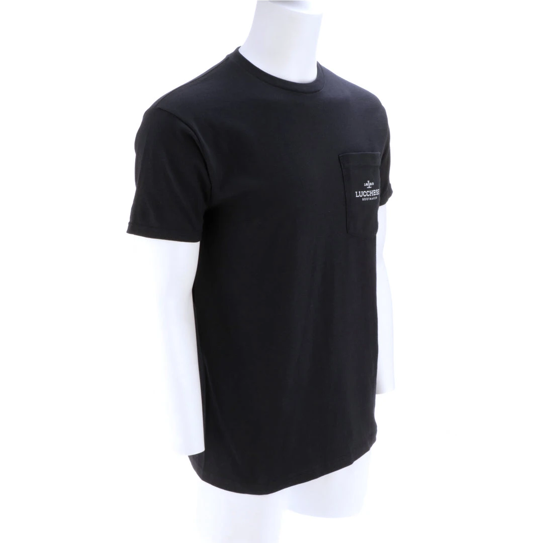 Lucchese-inc APPAREL Lucchese Logo T-Shirt :: Navy Pocket Lucchese-inc APPAREL Lucchese Logo T-Shirt :: Navy Pocket
