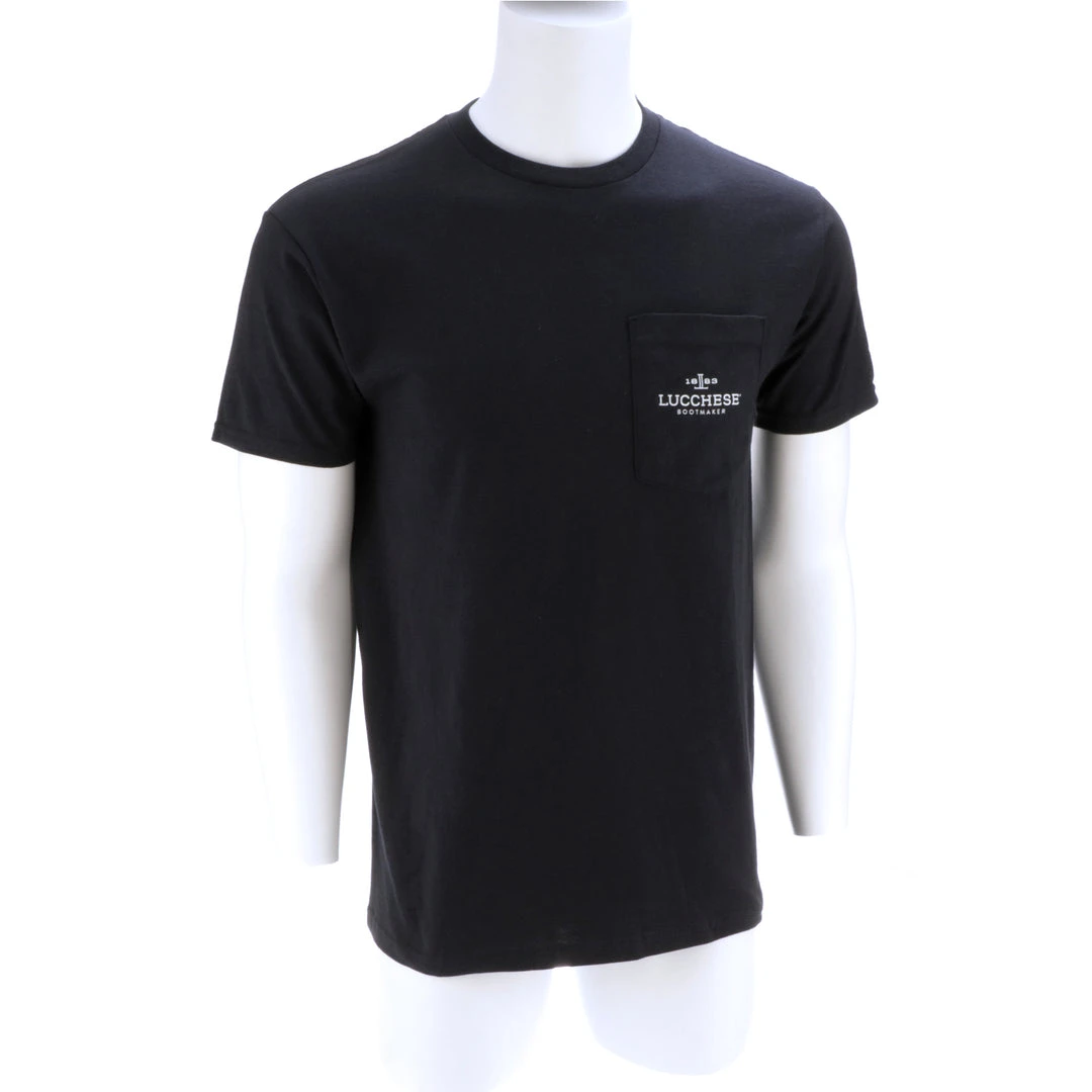 Lucchese-inc APPAREL Lucchese Logo T-Shirt :: Navy Pocket Lucchese-inc APPAREL Lucchese Logo T-Shirt :: Navy Pocket