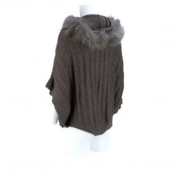 Best Pirce ❤️ Lucchese-inc Cable Knit Poncho :: Grey APPAREL 😀 37 Lucchese-inc Cable Knit Poncho :: Grey APPAREL