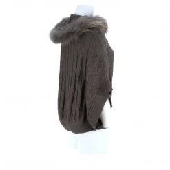 Best Pirce ❤️ Lucchese-inc Cable Knit Poncho :: Grey APPAREL 😀 47 Lucchese-inc Cable Knit Poncho :: Grey APPAREL