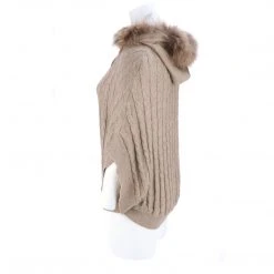 Lucchese-inc Cable Knit Poncho :: Oatmeal APPAREL