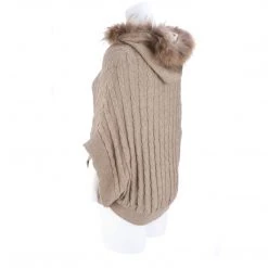 Lucchese-inc Cable Knit Poncho :: Oatmeal APPAREL