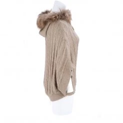 Lucchese-inc Cable Knit Poncho :: Oatmeal APPAREL