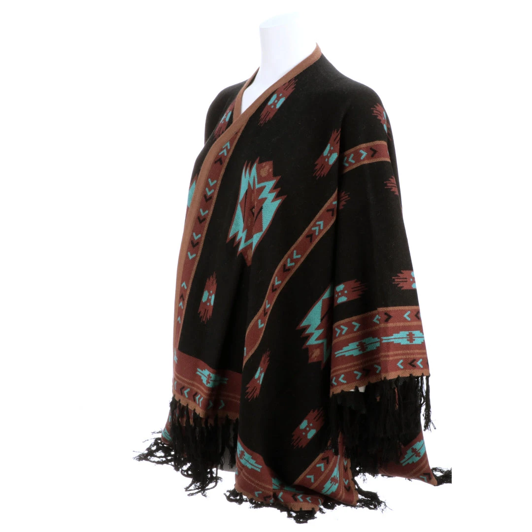 Coupon ✨ Lucchesse-inc APPAREL Alpaca Fleece Poncho :: Black 🔔 5 Lucchesse-inc APPAREL Alpaca Fleece Poncho :: Black