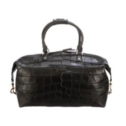 Lucchese-inc Giant Gator Duffel - Small :: Black Duffels