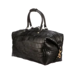 Lucchese-inc Giant Gator Duffel - Small :: Black Duffels